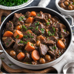 Boeuf bourguignon livré dans le Val d'Oise